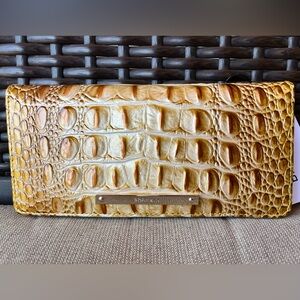 NWT Brahmin Ady in GOLDEN ROD Ombre Melbourne Wallet